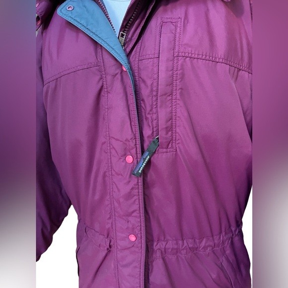 Patagonia Purple Puffer Oversize Winter Coat with Detachable Hood Size:‎ M - Picture 8 of 16